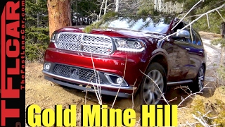 2017 Dodge Durango Takes on a Snowy Gold Mine Hill OffRoad Review