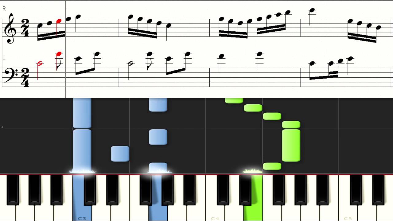 Beyer Piano 91 バイエル ピアノ教本 楽譜 - YouTube