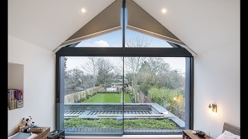 Motorised Gable-end Blinds for Apex and Shaped Windows from SONA