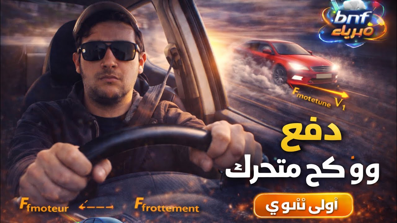 دفع و كبح متحرك- أولى ثانوي