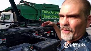 TNCleanFuels checks out Waste Management's amazing CNG fleet in Nashville, TN