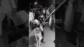 Shooting practice of child