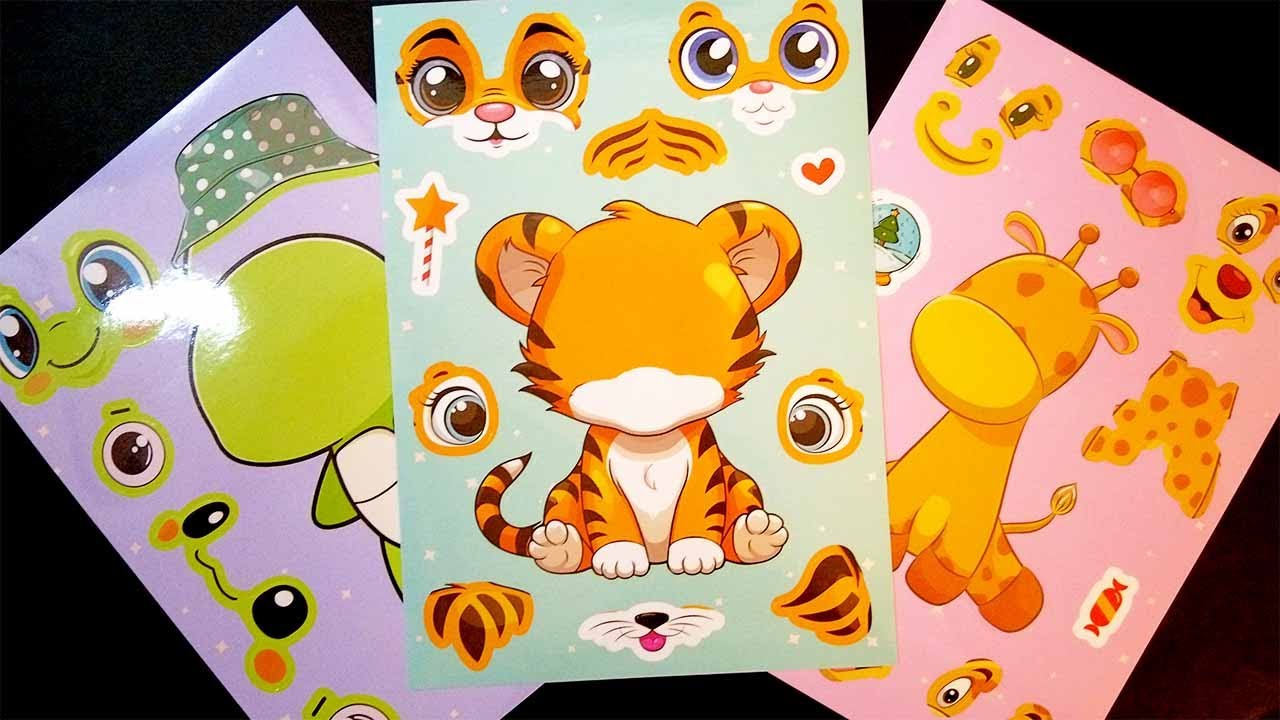 ASMR Satisfying Sticker Decorating │ Cute Animal Stickers│ No Talking