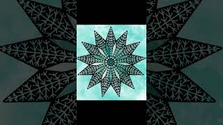 winter snowflake from Enchanted Snowflakes Coloring Book by Lori-Lee Craig