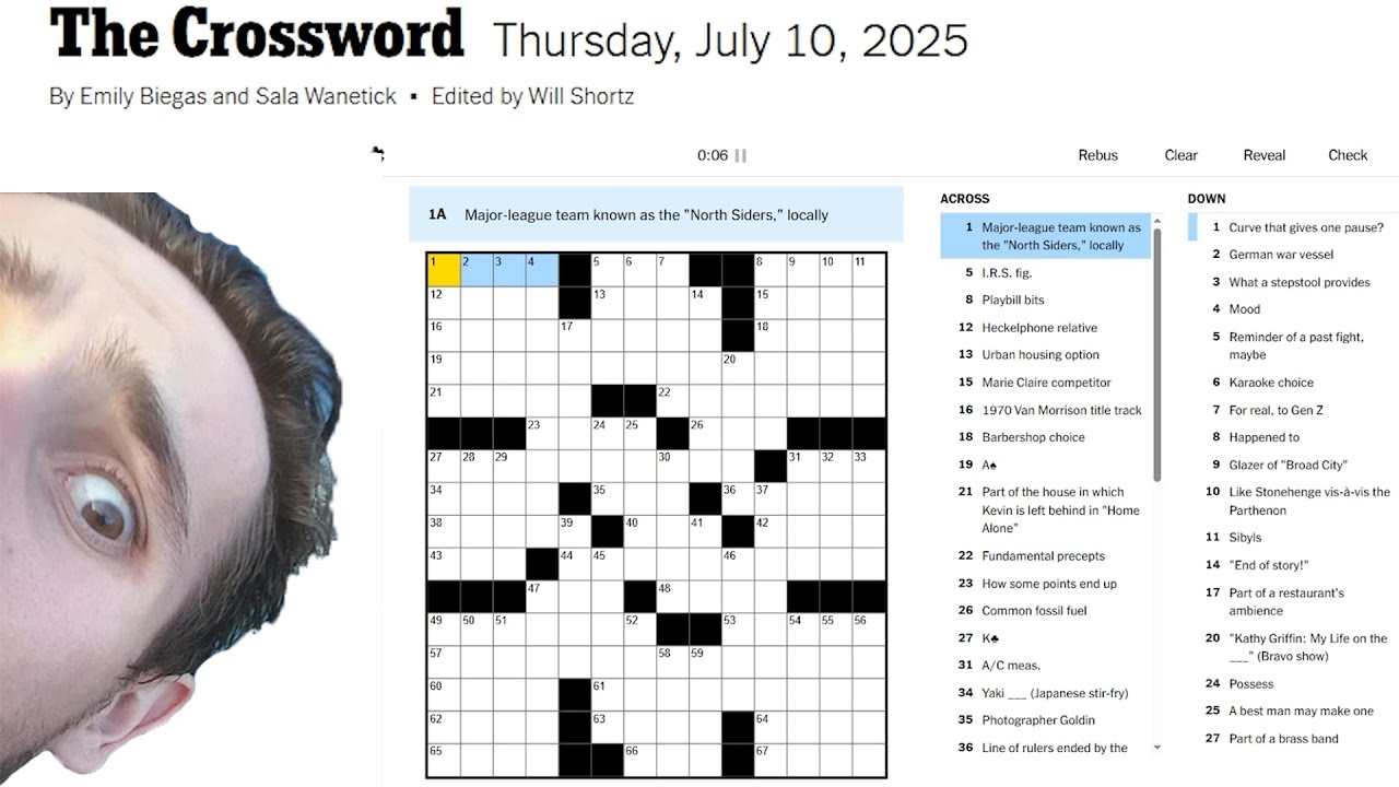 NYT Crossword Thursday July 10 YouTube