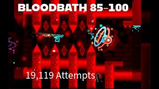 Bloodbath 85-100% (Jump from CraZy) - Geometry dash