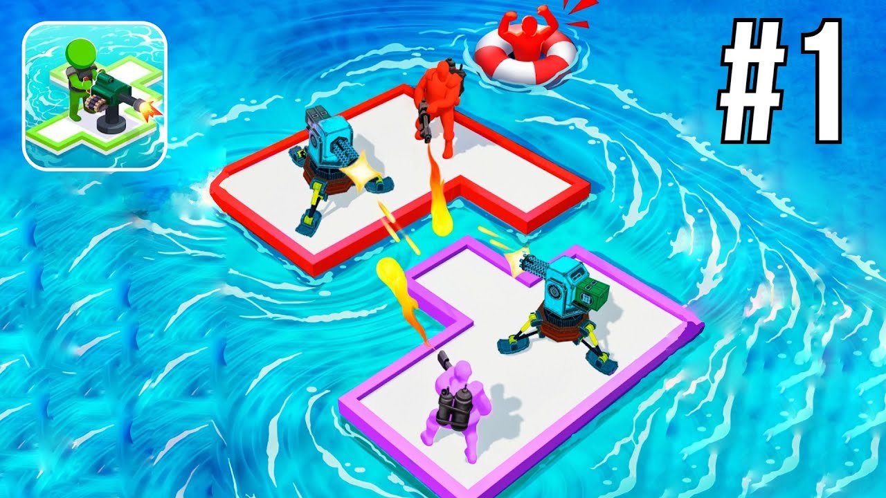 ⚔️🚣War of Rafts: Crazy Sea Battle -  NEW UPDATE! Android Gameplay Walkthrough Mod Apk (Android, iOS)