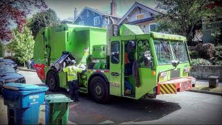 Full Recology Cleanscapes - CNG Lodal EVO Garbage Truck News