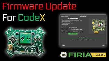 HOW TO Update Firmware on CodeX | Firia Labs