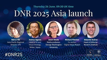 LIVE. Asia launch of the Digital News Report 2025