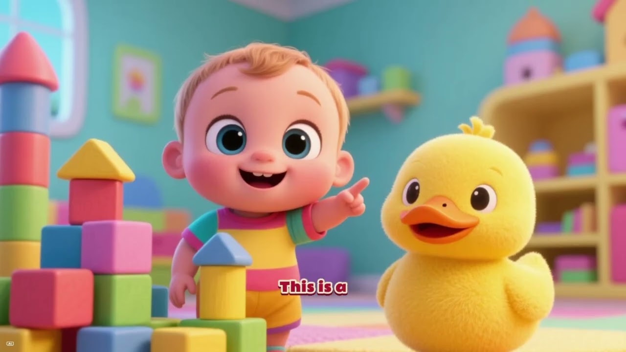 Bird, Elephant, Lion, Pig, Tiger, Duck, Giraffe | First Words for Toddlers | Tiny Talkers