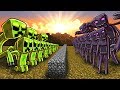 Minecraft | CREEPER ARMY VS ENDERMAN ARMY! (Massive Mob Battles)