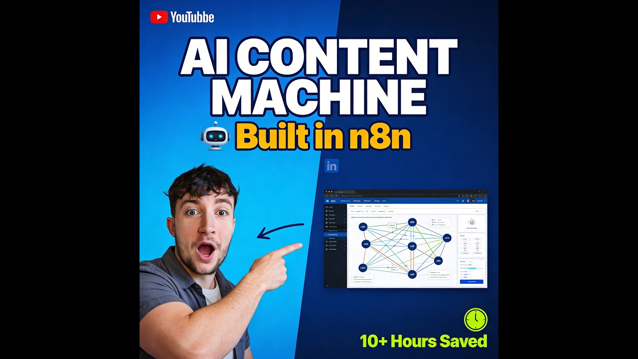 n8n workflow for automated LinkedIn content creation