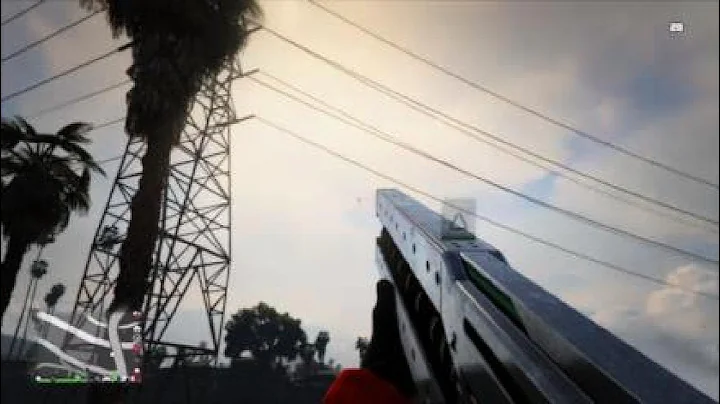 Railgun kill on upside down Oppressor MK2 [gta online PvP]