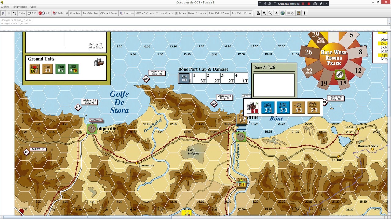 OCS Tunisia 2 Carrera por Túnez (Tutorial gameplay Vassal) YouTube