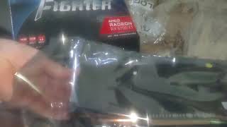 Распаковка Видеокарты Power Color Fighter Rx6700Xt