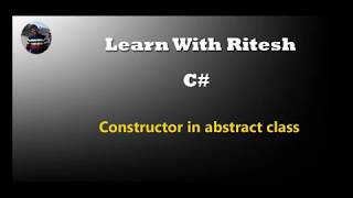 Private Constructor in Abstract Class