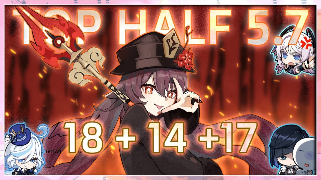 Limit run! C1 Hu Tao 49s 5.7 Abyss Top Half Speedrun | Genshin Impact