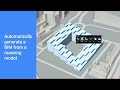 Create a BIM from a solid massing model using Quick Building