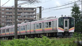 E129系B8編成信越本線上り436M　新潟→長岡【4K】