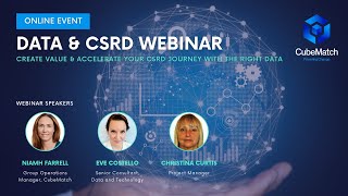 🌐CubeMatch Data and CSRD Webinar