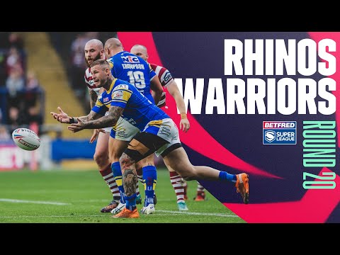 Highlights | Leeds Rhinos v Wigan Warriors, Round 20, 2022 Betfred Super League