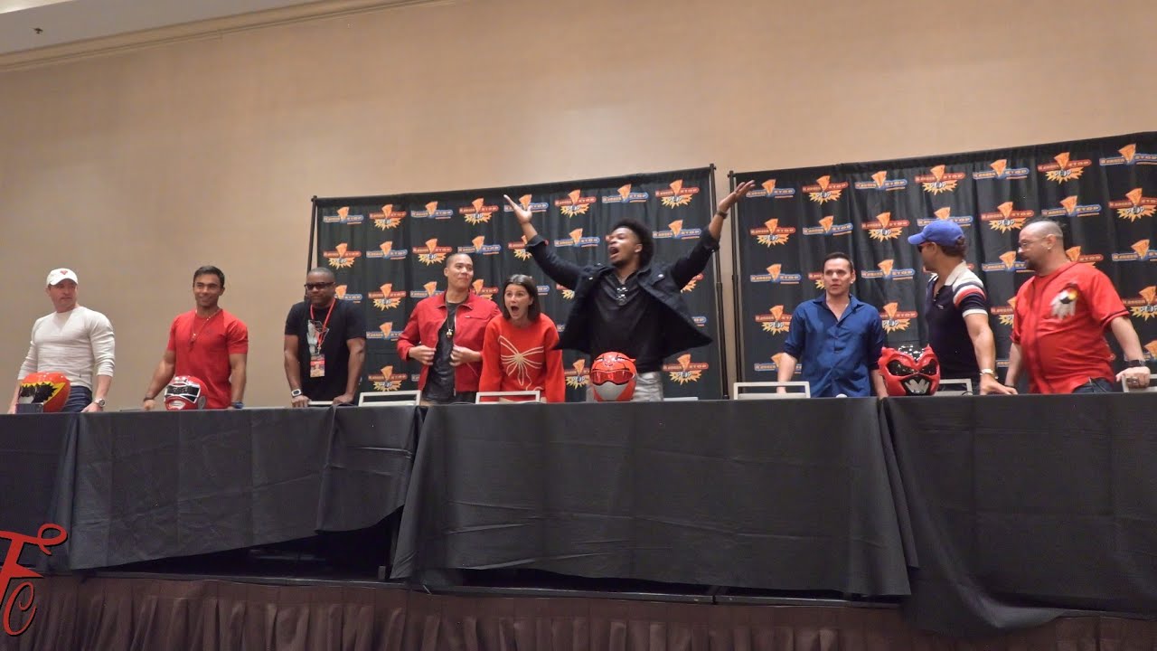 Панель «Вечно красные» 2025: 10 «Красных рейнджеров» объединяются на RangerStop в Орландо! #power...