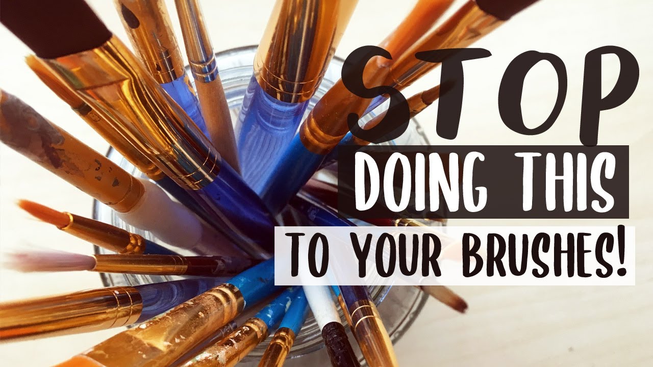 5 Tips to Keep your Paintbrushes in Perfect Condition! ⋆ PopUp Painting