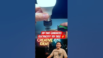 Doe-het-zelf-experiment dat elektriciteit opwekt! ⚡ #shorts