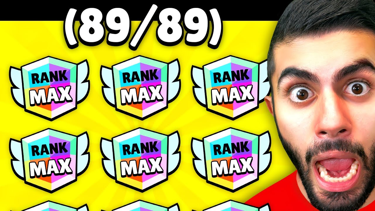 ALLE 89 Brawler auf 1000 POKALE pushen! 😍