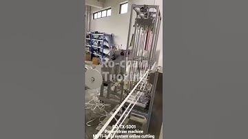 Automatic mul it-knife system online cutting paper straw machine