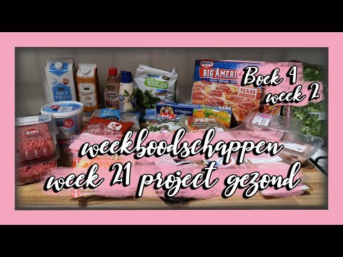 JUMBO BOODSCHAPPEN SHOPLOG 21! WEEKMENU PROJECT GEZOND BOEK 4 WEEK 2