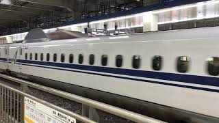 N700系(N700A)回送博多駅発車、さくら556号新大阪行き博多駅到着