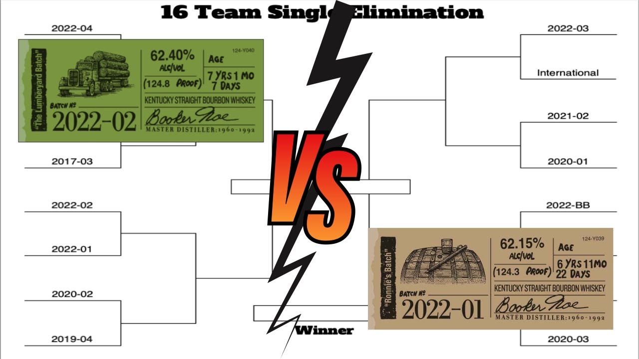 Bookers Bracket Lumberyard Batch vs Ronnie's Batch YouTube