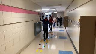 NH Sensory Path- Art Hallway