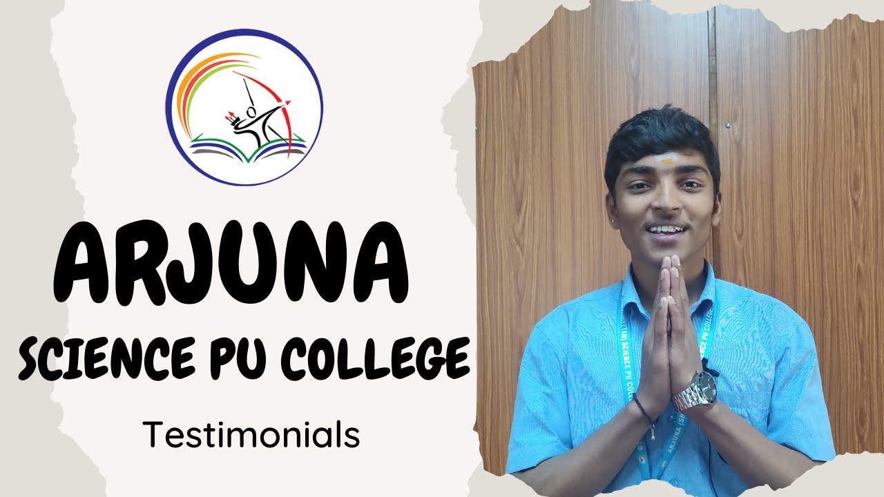 TESTIMONIALS-13 | ARJUNA SCIENCE PU COLLEGE | Dharwad | JEE | NEET ...