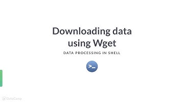 Shell Tutorial: Downloading data using Wget