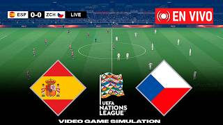 ESPAÑA vs. CHEQUIA | UEFA Nations League 2026 ✅ | Partida Completa Simulação/Predição