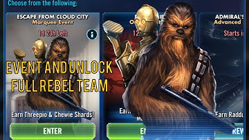 Threepio & Chewie Marquee Event and Unlock. | SWGoH (F2P)