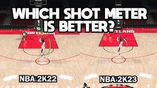 NBA 2k23 vs NBA 2k22 Shot Meter Comparison