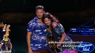 Mckenna Faith Breinholt Full Performance & Comments | Top 24 American Idol 2024 Disney's