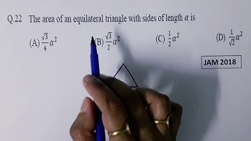 Maths | Problem 1 | IIT JAM BT 2018 solved | Qs. no. 22