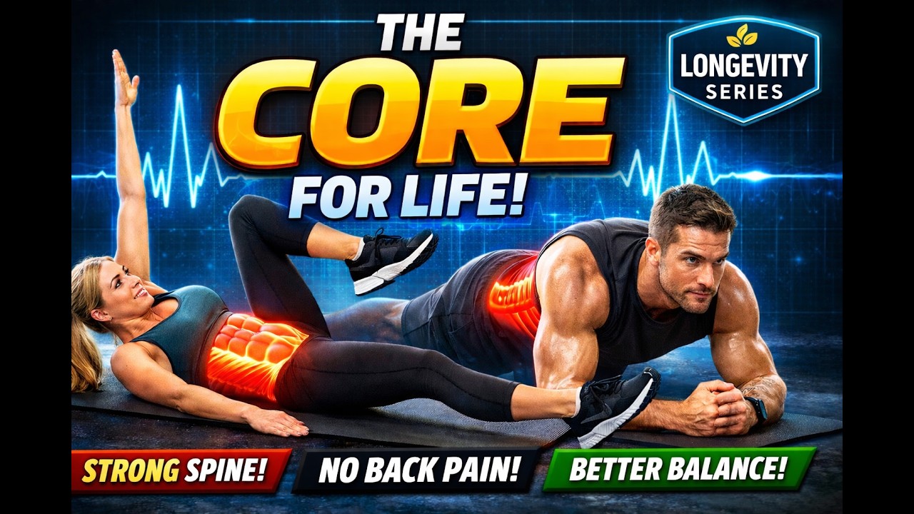 The Core for Life: Build Stability, Eliminate Back Pain & Move Stronger Every Day | Longevity Series