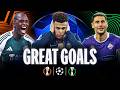 Top Goals from Knockout Play-Offs ⚽ | Champions, Europa & Conference League