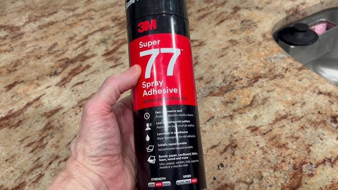 Stick Together: How to Properly Use Super 77 Spray Adhesive : 3 Steps (with  Pictures) - Instructables