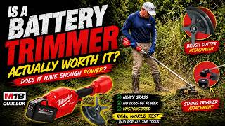 Milwaukee String Trimmer Is It Worth It Compared To Gas Real Review In Heavy Grass