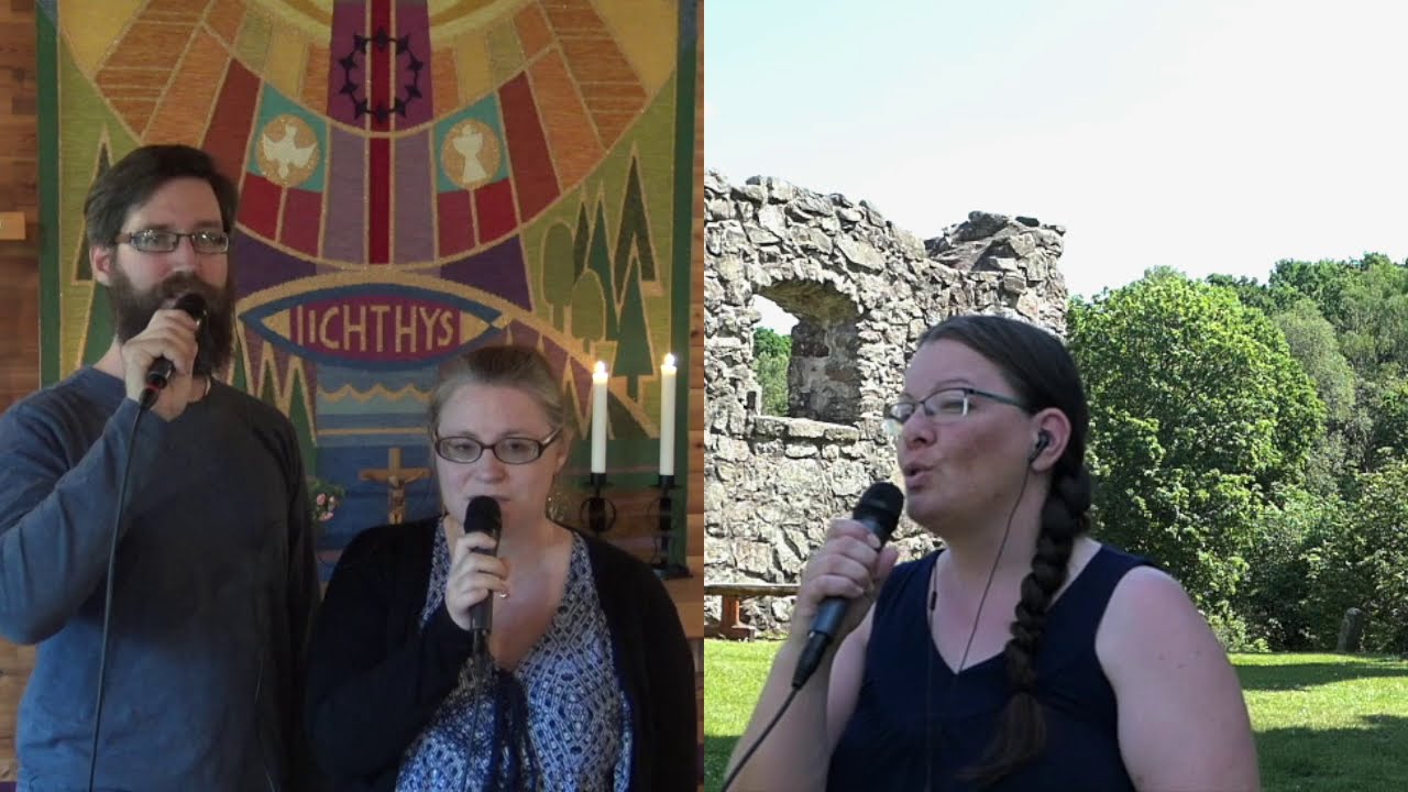 All världen nu sig gläder (Walter & Steurlein) - Anna, Laura & Daniel - med Sv. kyrkan Örkelljunga