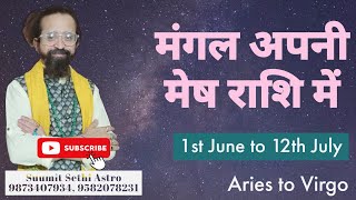 Mangal Gochar 2024 | मंगल गोचर मेष राशि 2024 | Mangal Transit in Aries | मंगल का राशि परिवर्तन