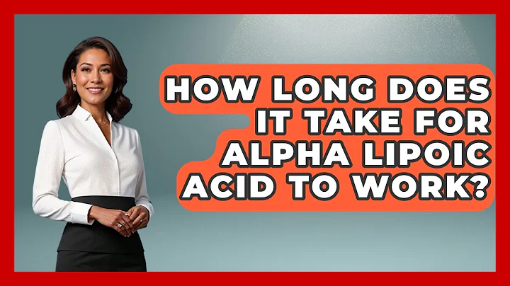 How Long Does It Take For Alpha Lipoic Acid To Work? - Everyday Fitness Hacks