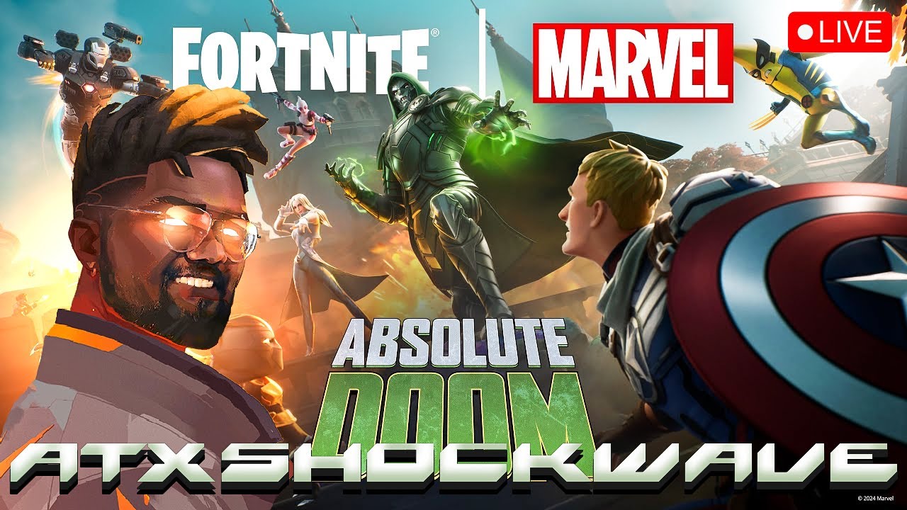 Marvel x Fortnite | Fortnite Livestream India | ATxShockwave